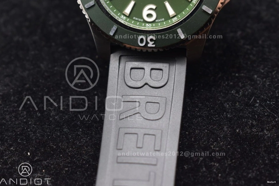 Edition TF Dial Superocean Black A2824 Green Strap Bezel Rubber Black 44 Best Automatic On Dark 1:1 0302